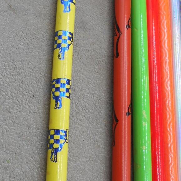 Vintage Unsharpened Pencil Lot: Dynamic No 2. Moonbeams, Orioles, Hearts - Picture 10 of 10